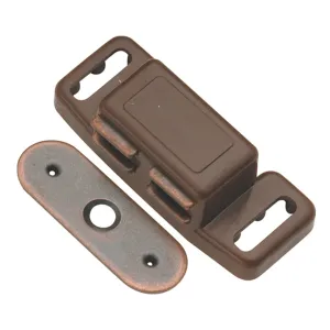 1-1/2 Inch Statuary Bronze Magnetic Catch
