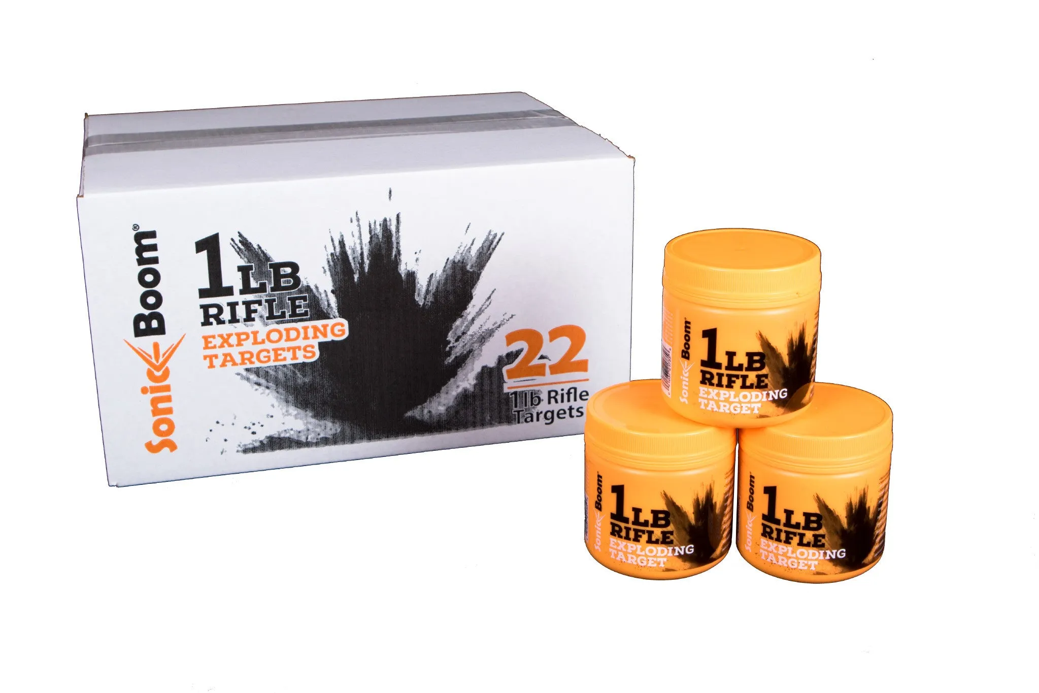 1 lb Exploding Rifle Target - 22 Pack