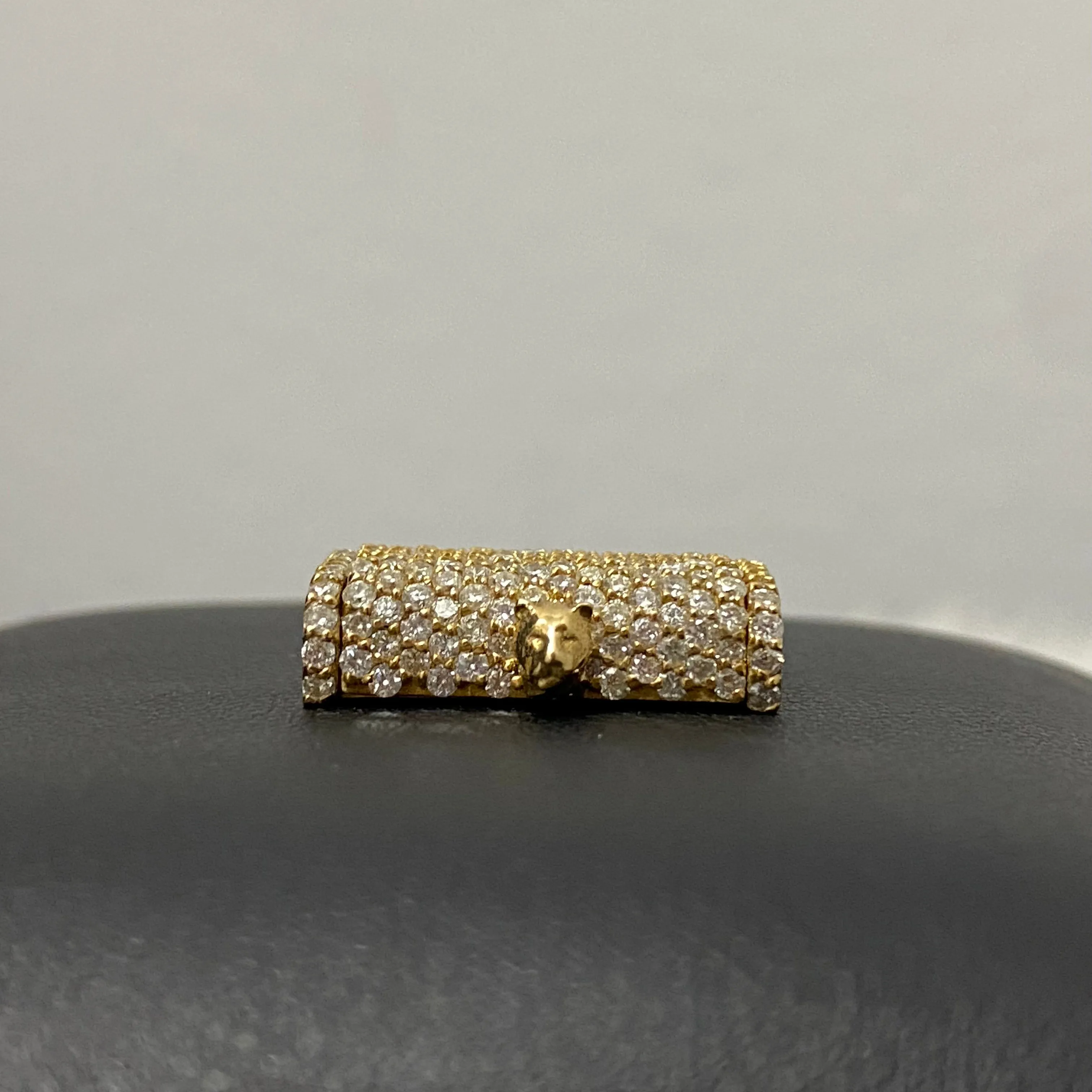 10K Yellow Gold Diamond Sleek Lock 1.20Ct Dia / 3.7gr / 9mm