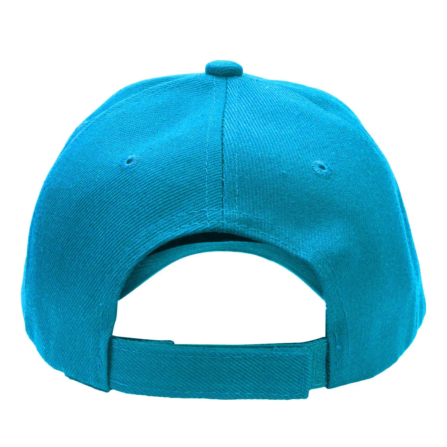 12-Pack Baseball Dad Cap Velcro Strap Adjustable Size - Turquoise