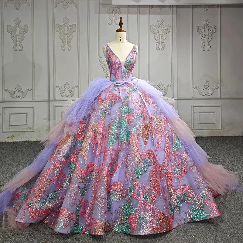 2 in 1 Detachable Quinceañera Evening Dress