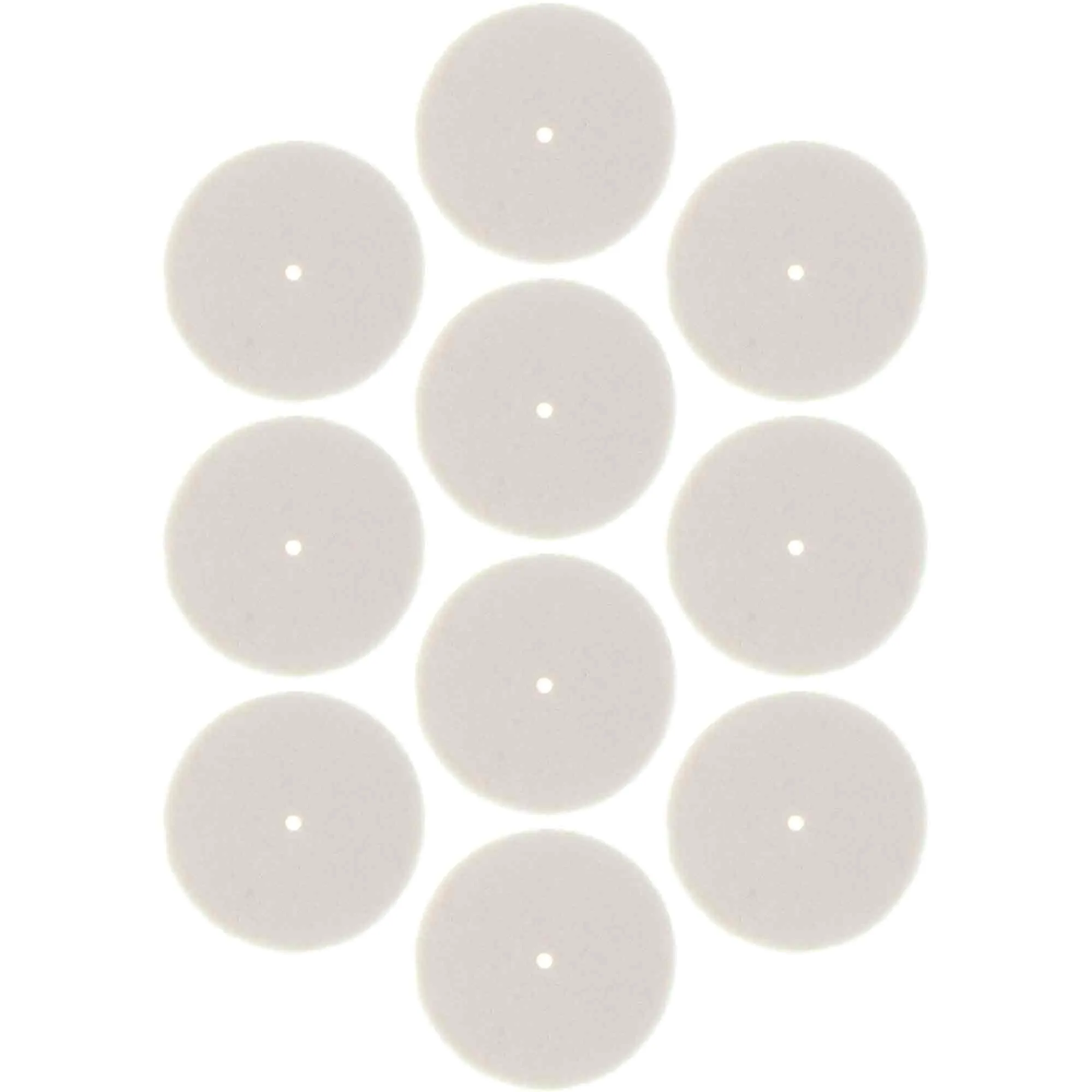 25.4mm - 1 x 1/8 inch Hard Felt Wheel - 1/16 inch hole