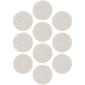 25.4mm - 1 x 1/8 inch Hard Felt Wheel - 1/16 inch hole