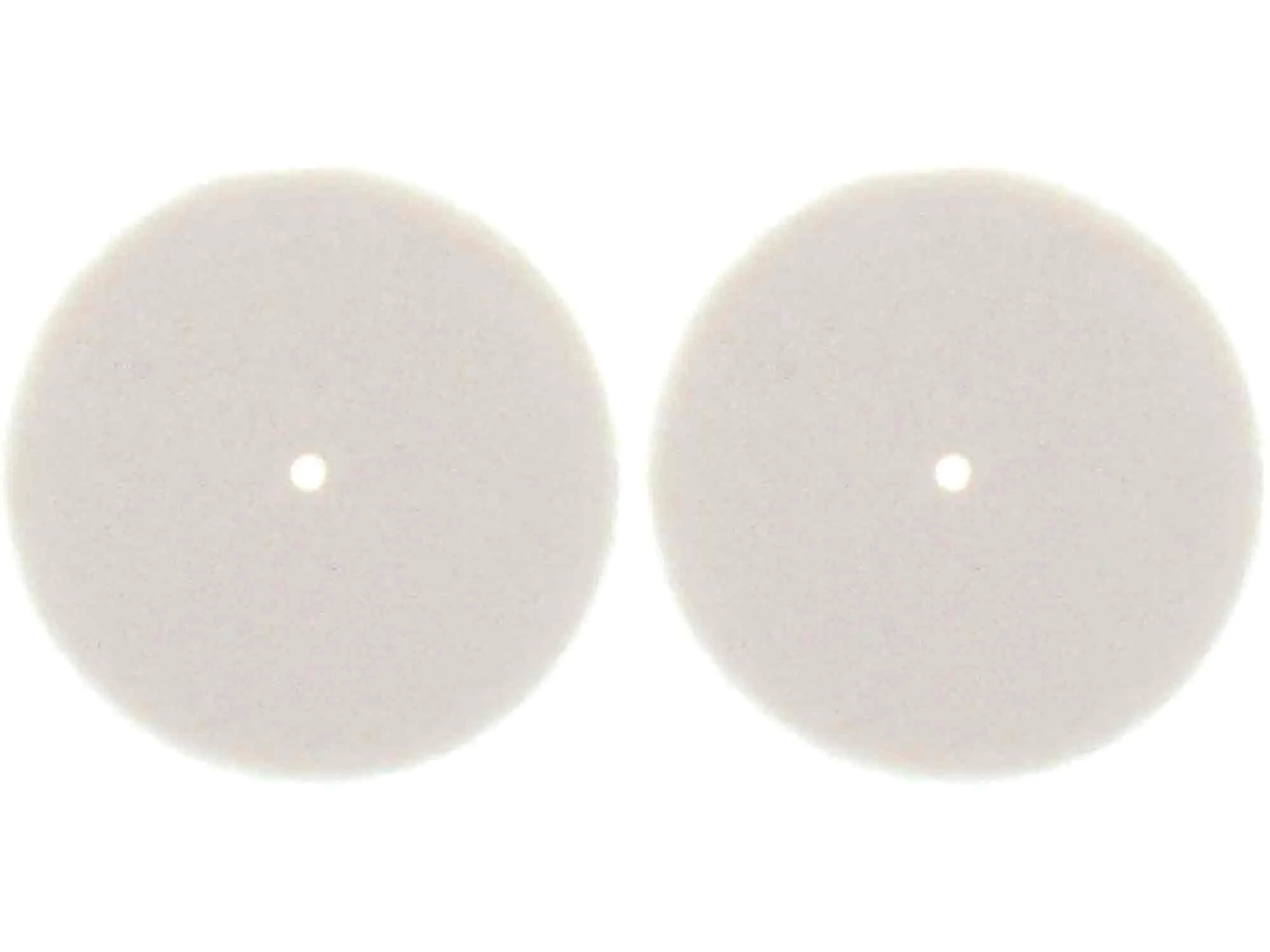 25.4mm - 1 x 1/8 inch Hard Felt Wheel - 1/16 inch hole