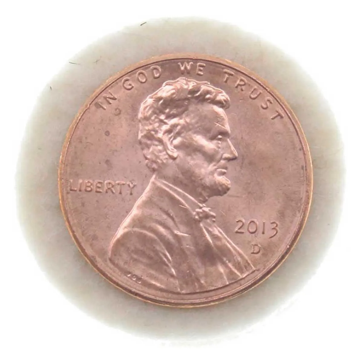25.4mm - 1 x 1/8 inch Hard Felt Wheel - 1/16 inch hole