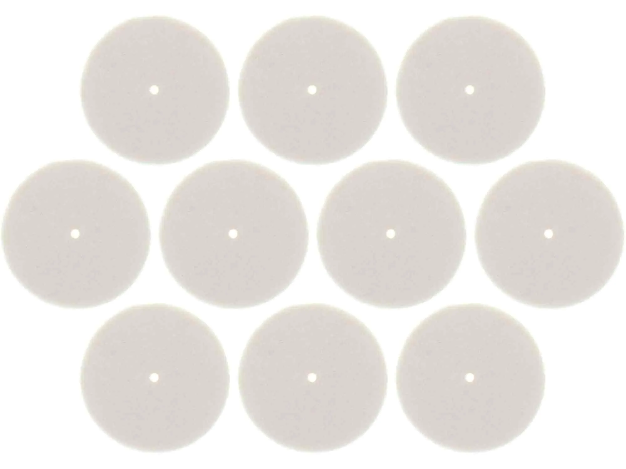 25.4mm - 1 x 1/8 inch Hard Felt Wheel - 1/16 inch hole