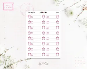 A003c | Appointment, Pink