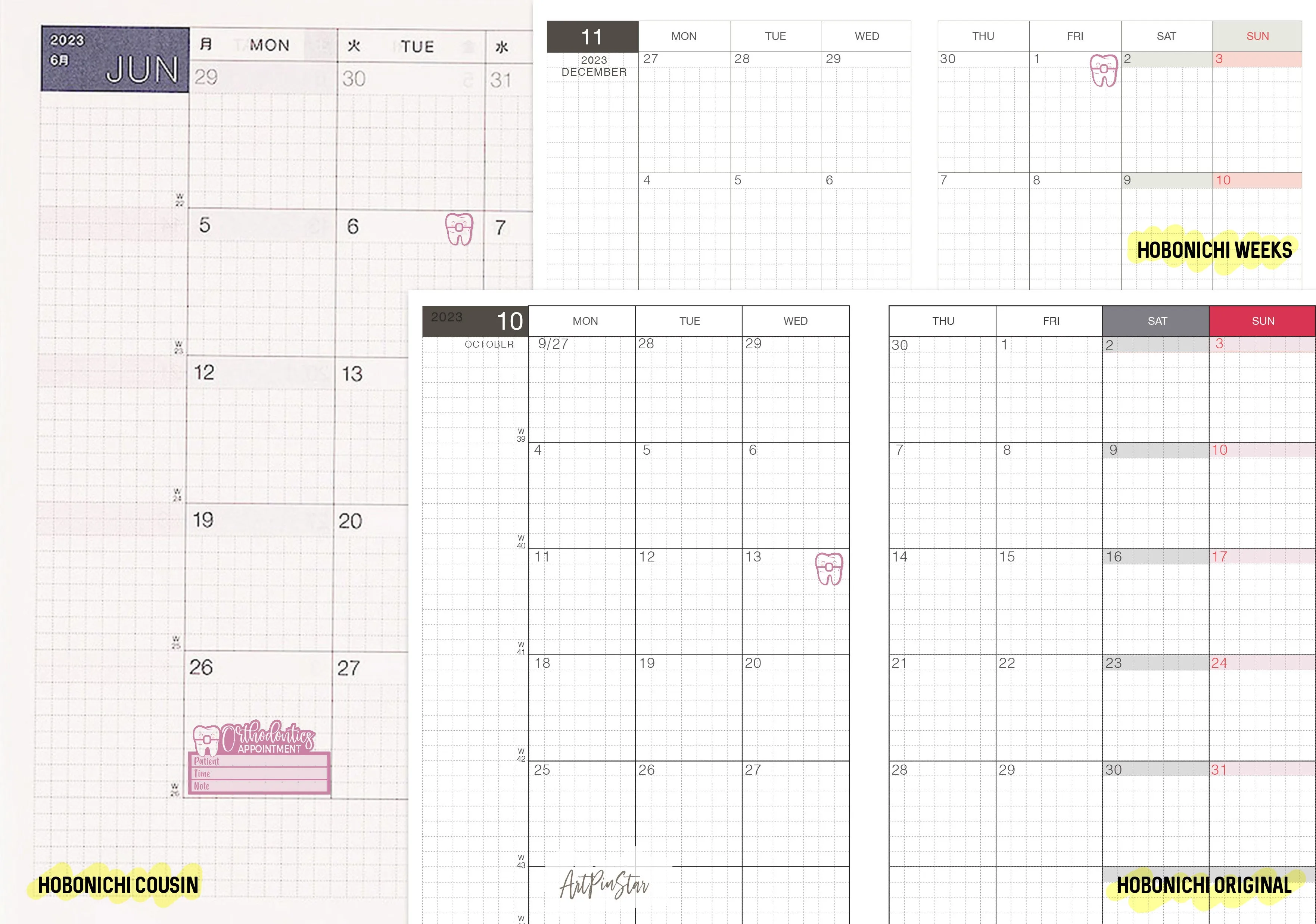 A004f | Orthodontics Appointment, Pink