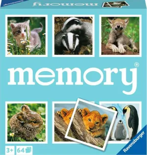 Animal Babies Memory Matching Game