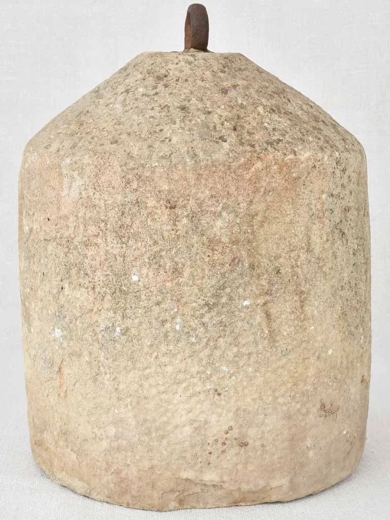 Antique French stone counterweight 11½"