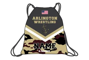 Arlington Wrestling Sublimated Drawstring Bag