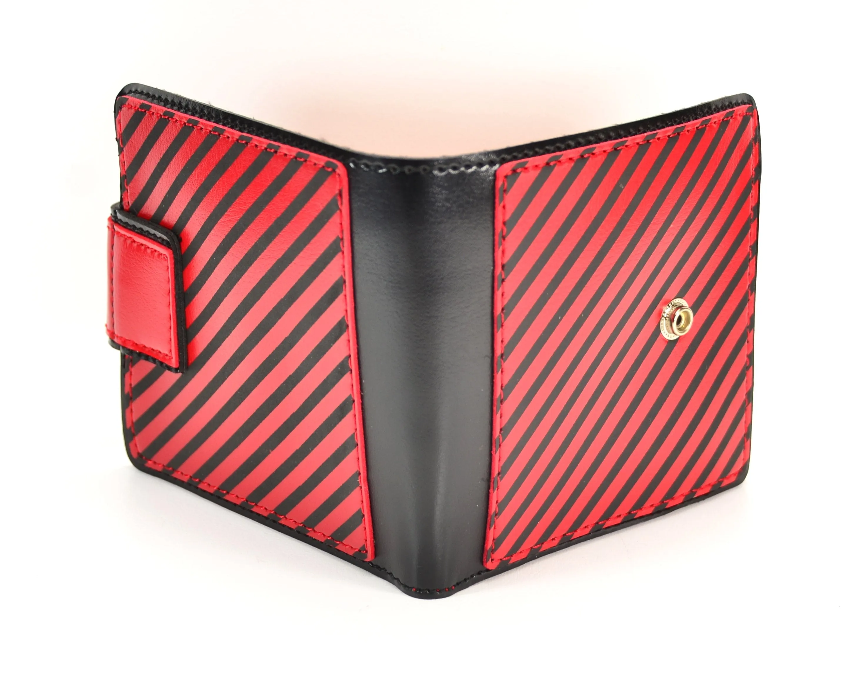 AssortedWallet With Skull &Amp; Stripes Print