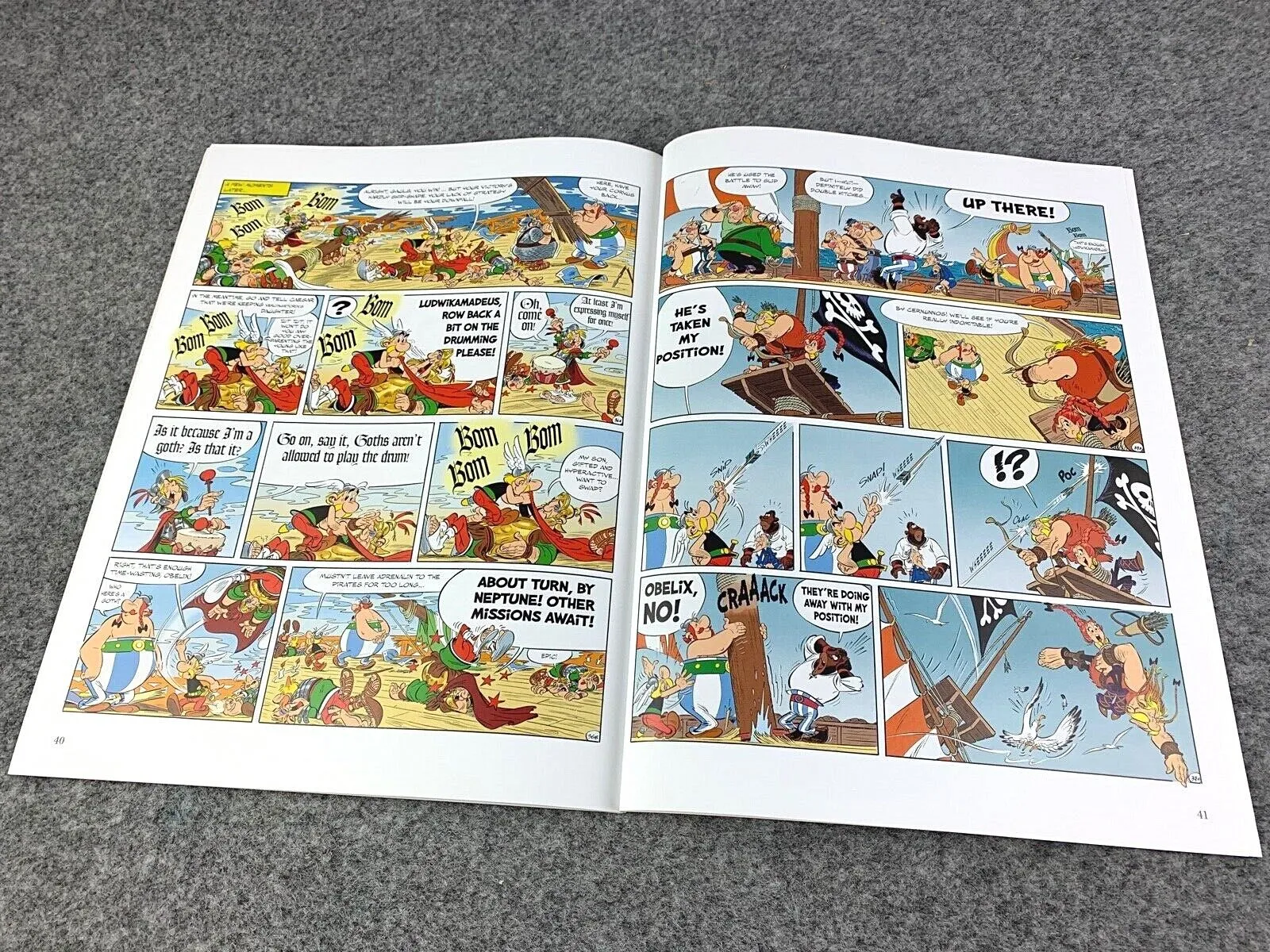 Asterix & Chieftain's Daughter - 2000s Orion/Sphere UK Edition Paperback Book EO Uderzo