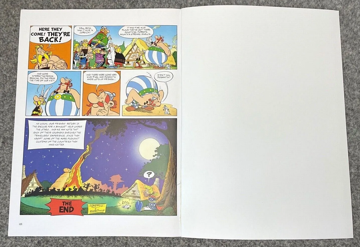 Asterix in Corsica - 2000s Orion/Sphere UK Edition Paperback Book EO Uderzo