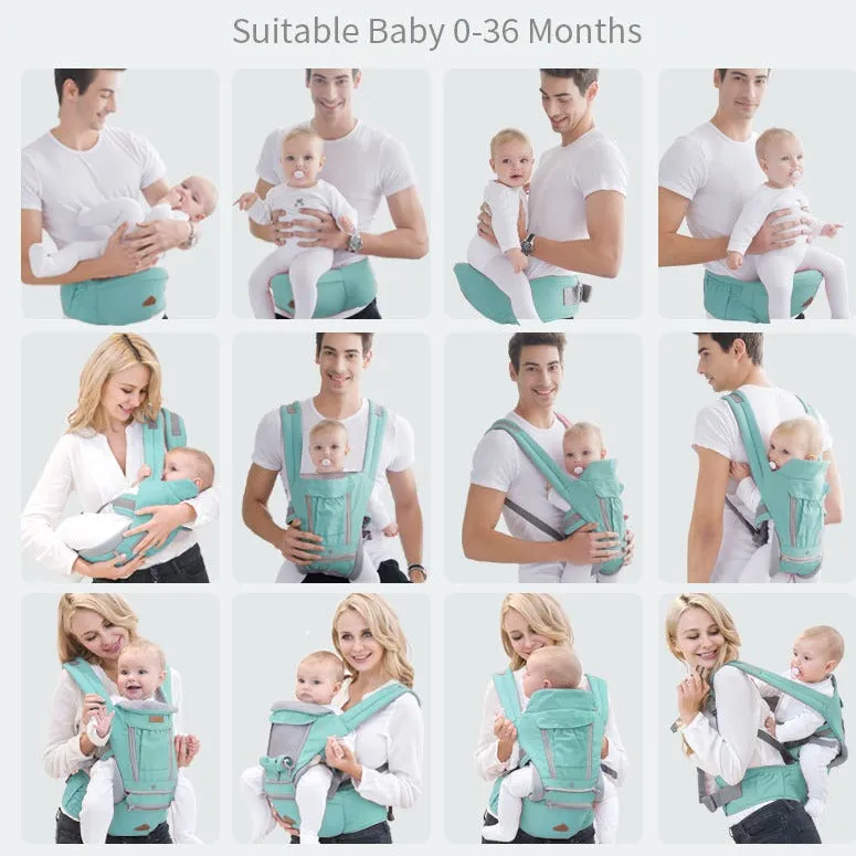 Baby Carrier Backpack with Kangaroo Hipseat