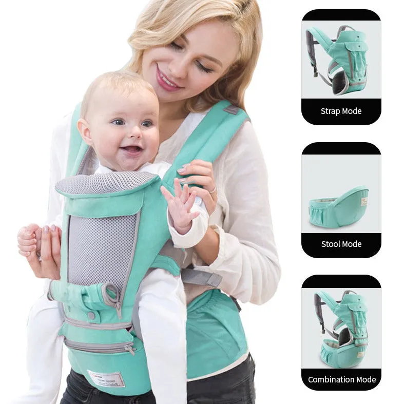 Baby Carrier Backpack with Kangaroo Hipseat