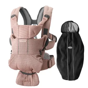 Baby Carrier Free - Dusty Pink (Carrier   Cover)