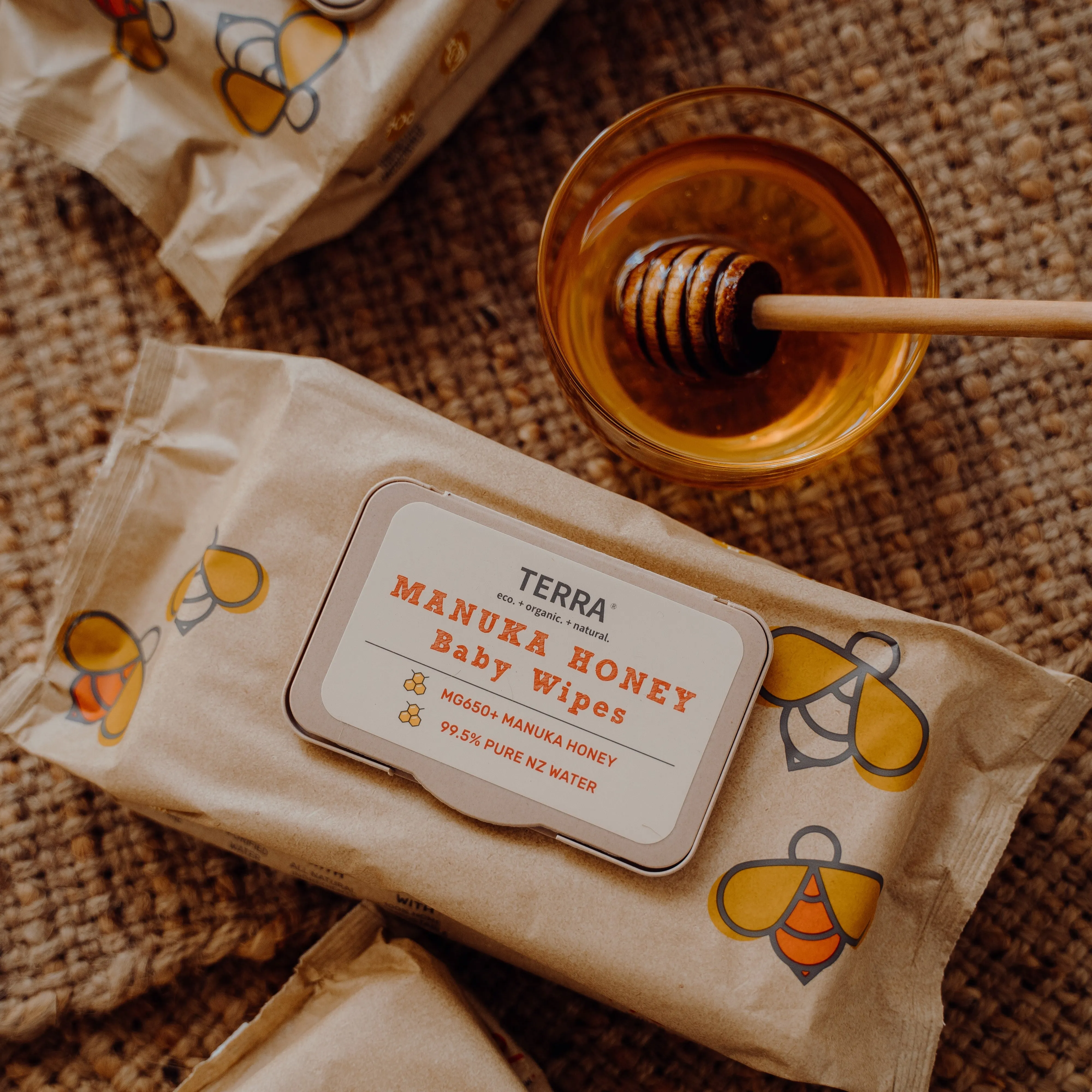 Bamboo Baby Wipes-Manuka Honey