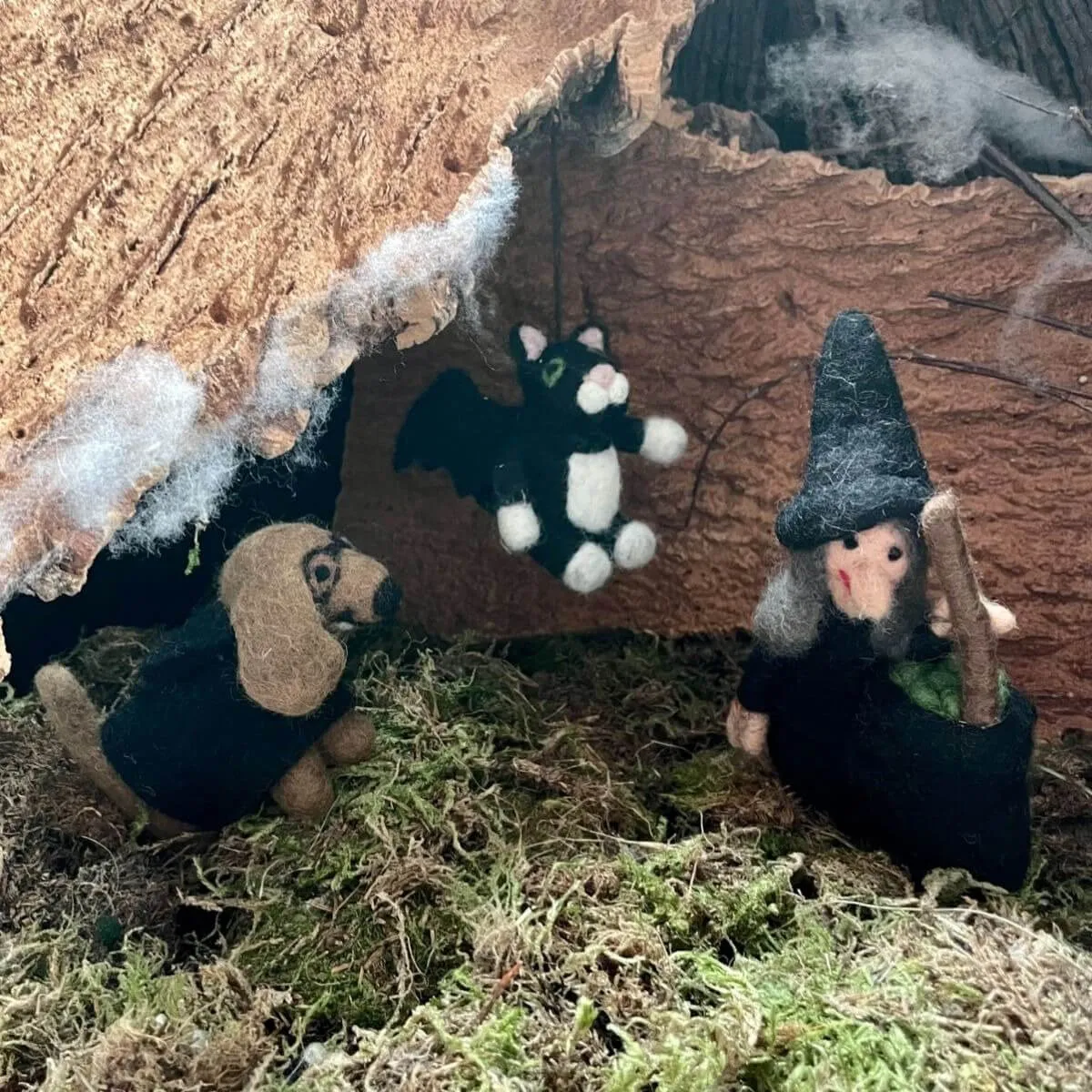 Batty Catty Hanging Halloween Decoration by Felt So Good