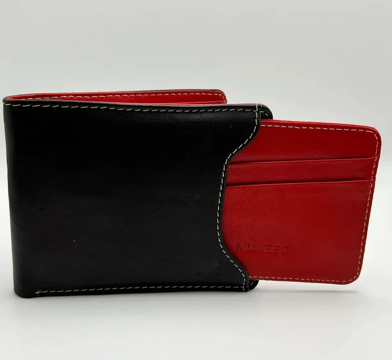 Bifold Leather Cash Wallet Mens and Women