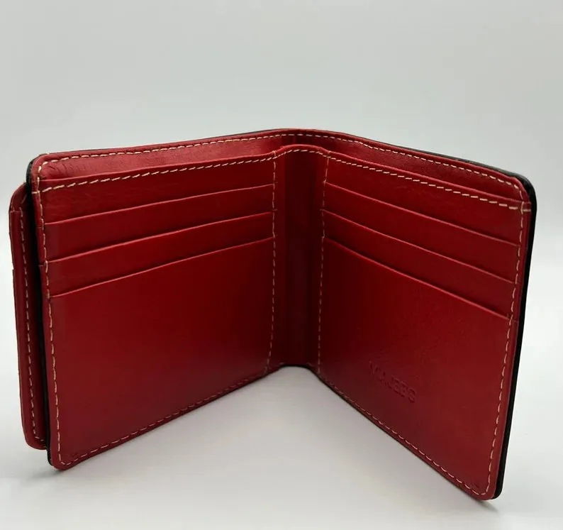 Bifold Leather Cash Wallet Mens and Women