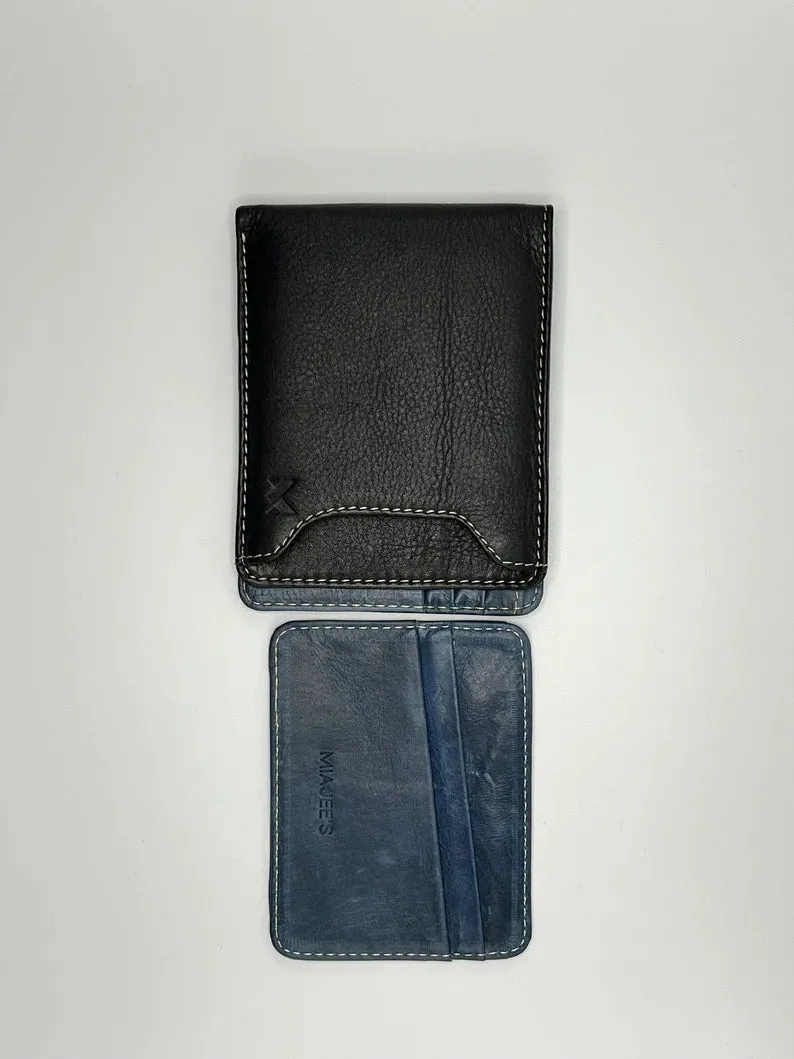 Bifold Leather Cash Wallet Mens and Women