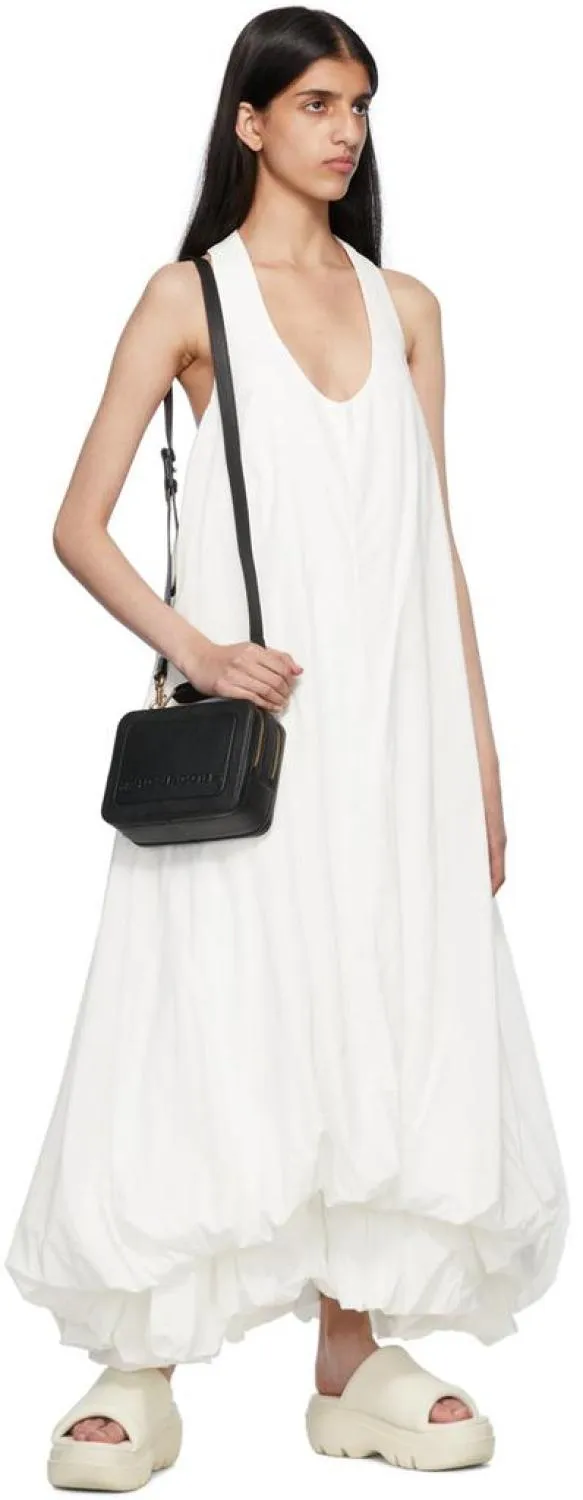 Black Mini 'The Textured Box' Bag