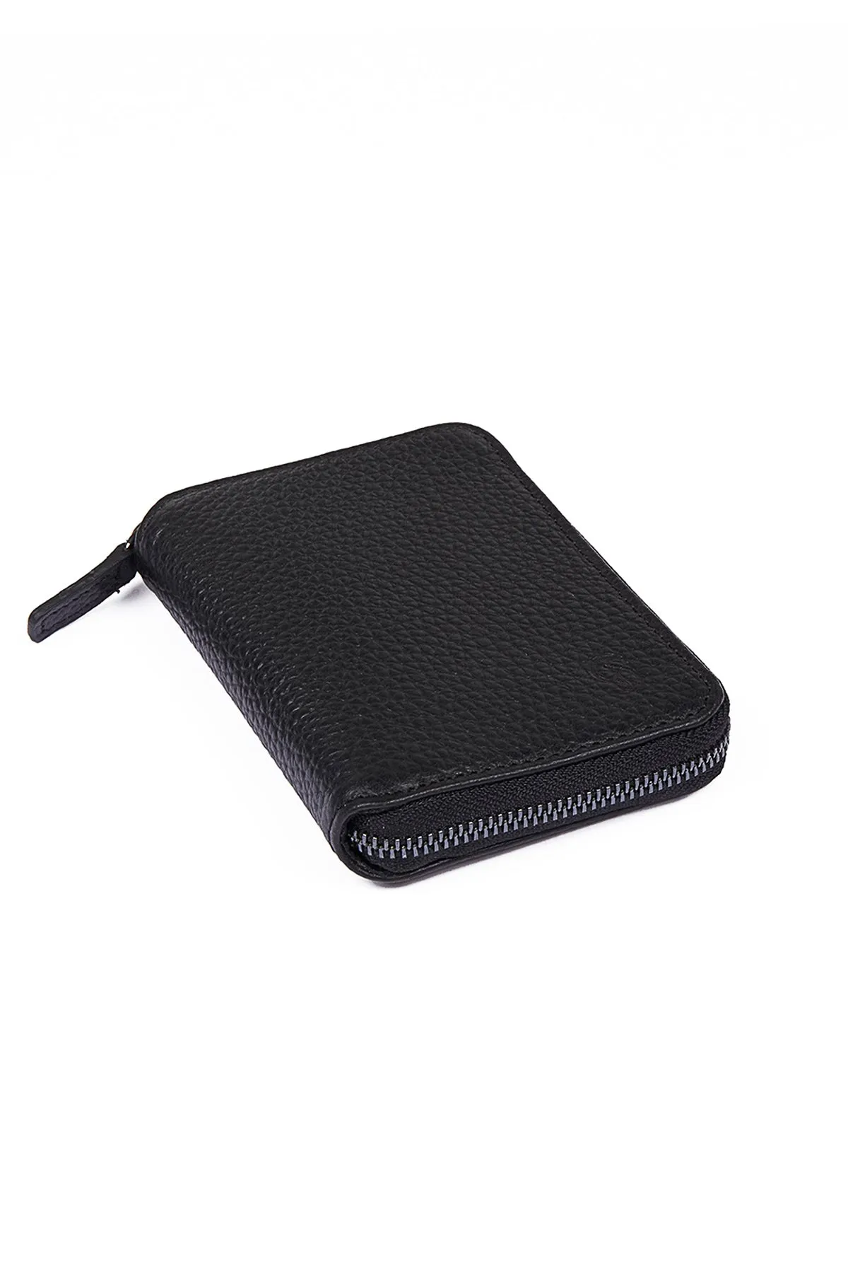 Black Rectangle Leather Wallet