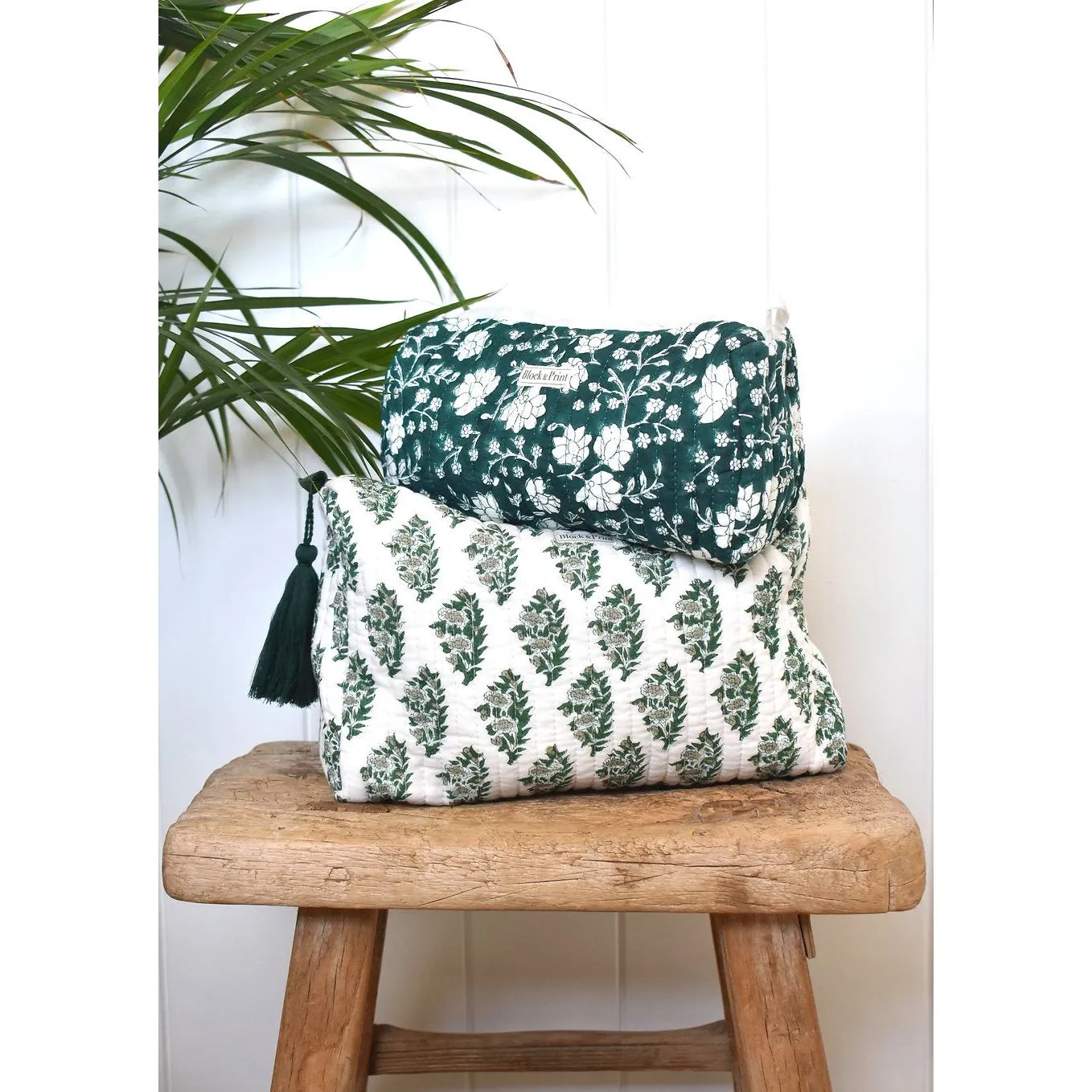 Block Print Make up Bag