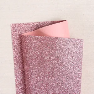 Blush Glitter Felt