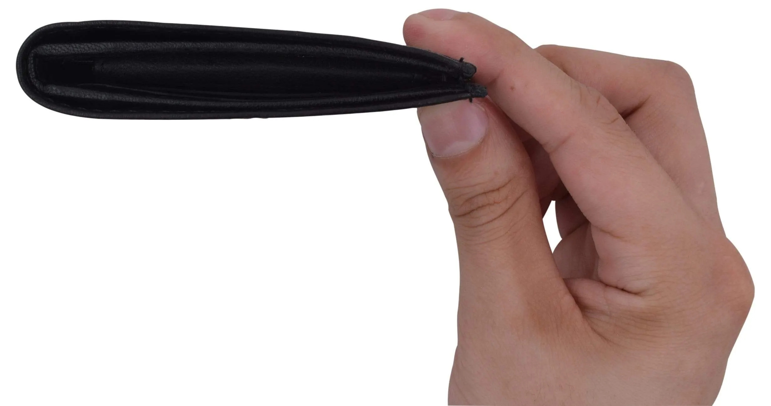 Boys Slim Compact Card and Coin Pocket Bifold Leather Wallet