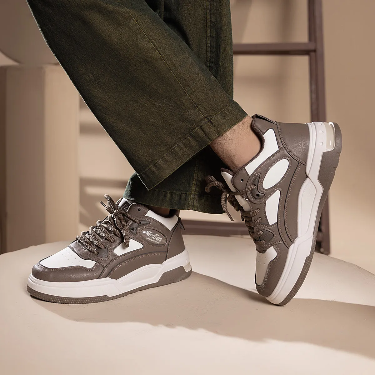 Brown Casual Joggers M00980026