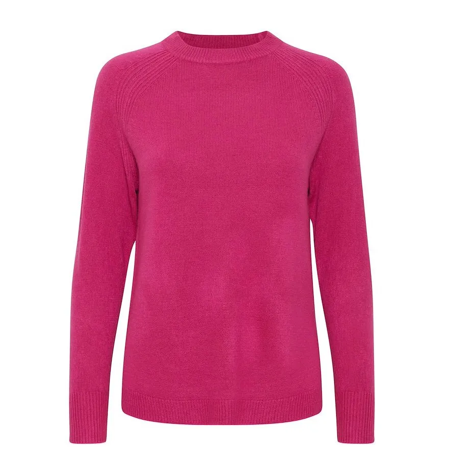 b.young Maglia da donna Bymalea Slit Jumper 3 20811905 182336 fragola