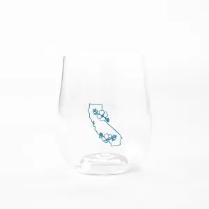 California Stemless Picnic Wine Glass