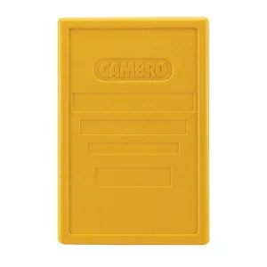 Cambro EPP180LID361 Cam GoBox Insulated Food Pan Carrier Lid, Yellow