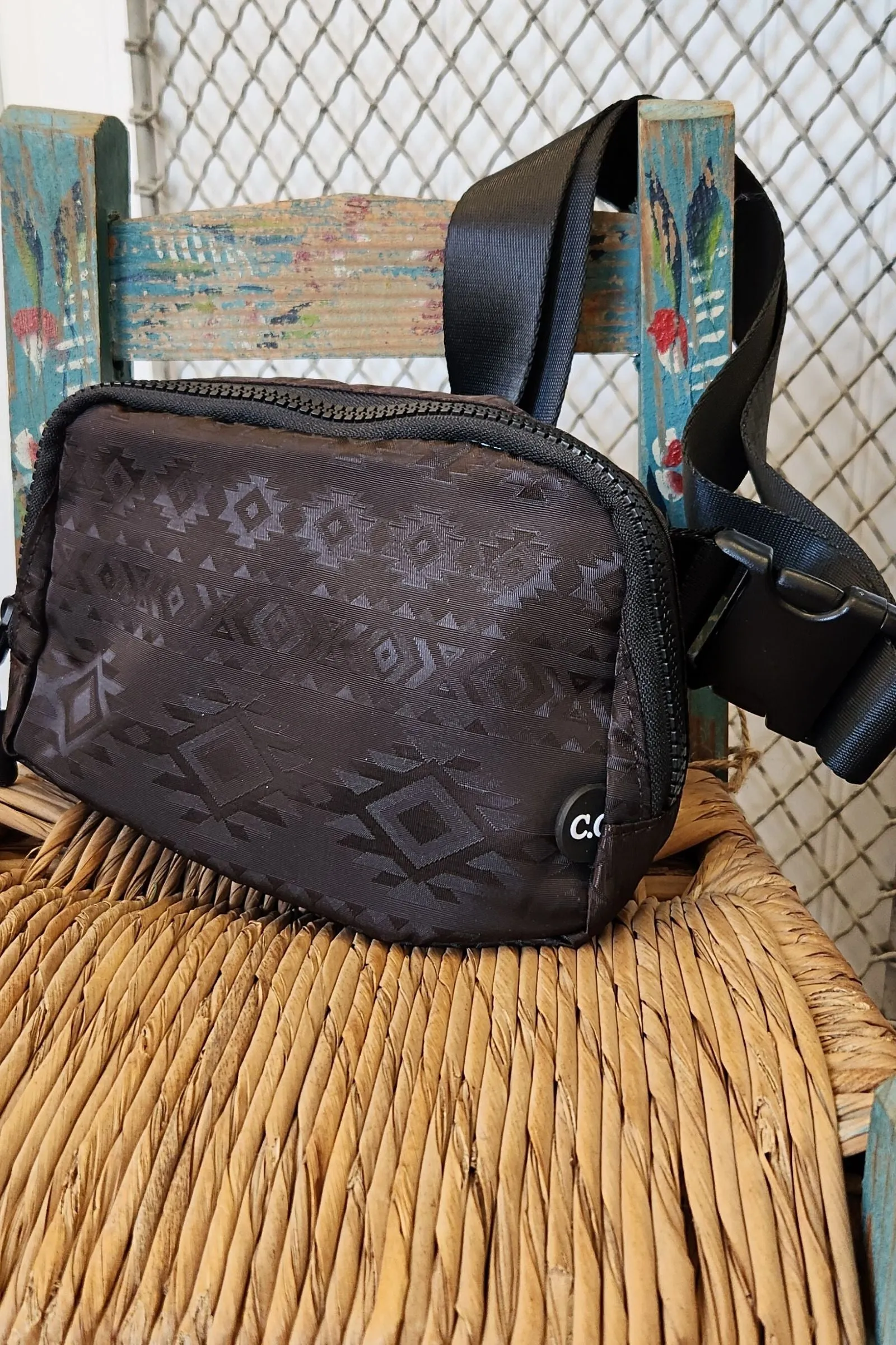 CC Brown Southwest Fanny Pack