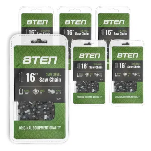 Chainsaw Chain 16 Inch .050 3/8 55DL For Stihl Homelite 63PM55 63PM55E 501847055 63PM355E S93G55 | 6-PACK