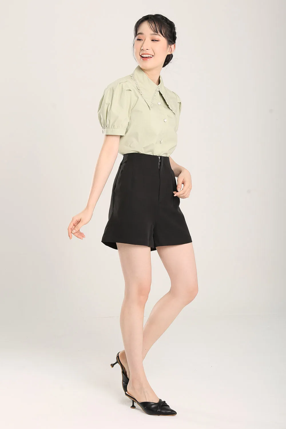 Christal Top in Sage