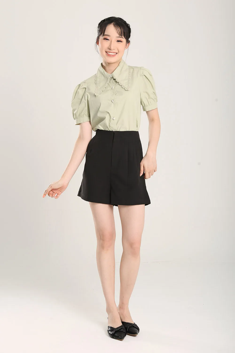 Christal Top in Sage