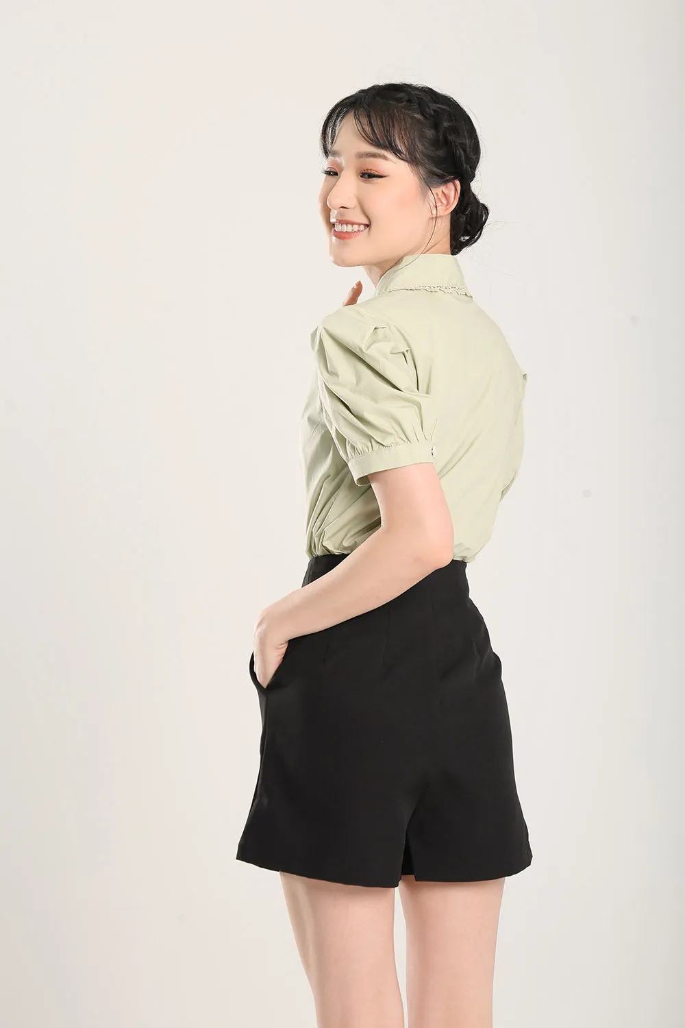 Christal Top in Sage