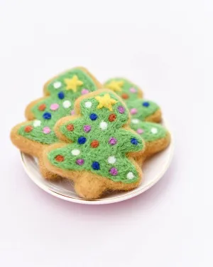 Christmas Tree Cookie Felt Play Food