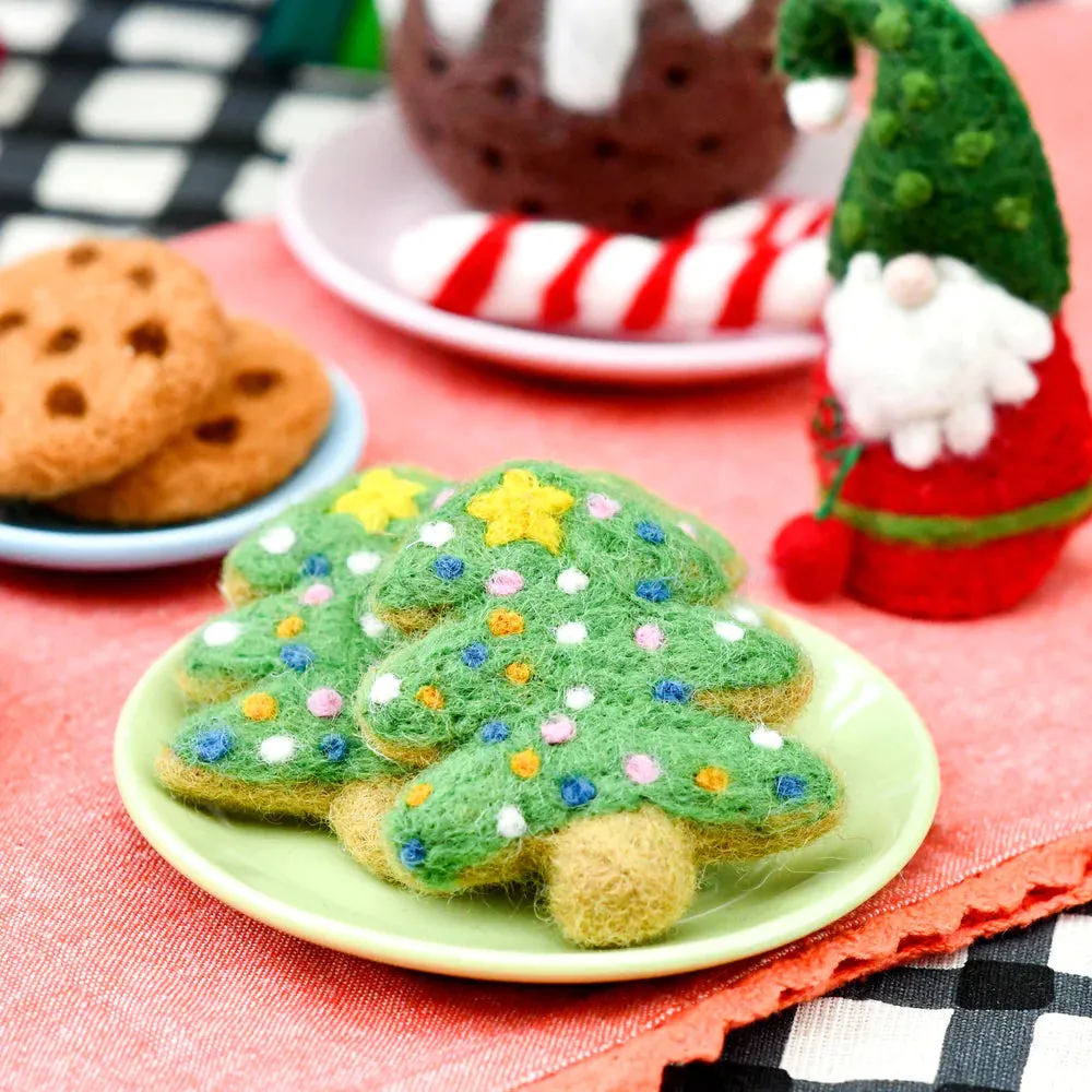 Christmas Tree Cookie Felt Play Food