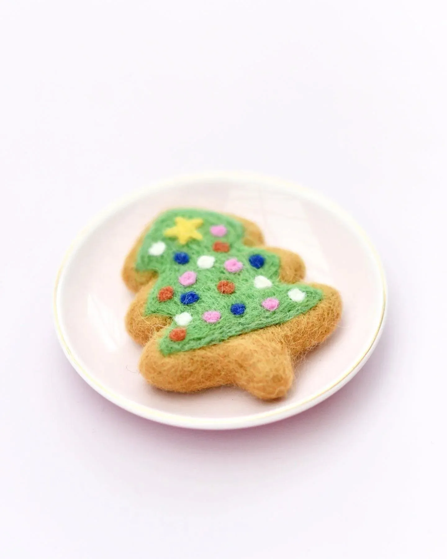 Christmas Tree Cookie Felt Play Food
