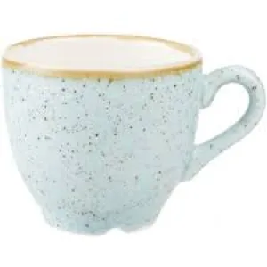 CHURCHILL STONECAST DUCK EGG ESPRESSO CUP; CAP.: 3.5OZ/3.50CL