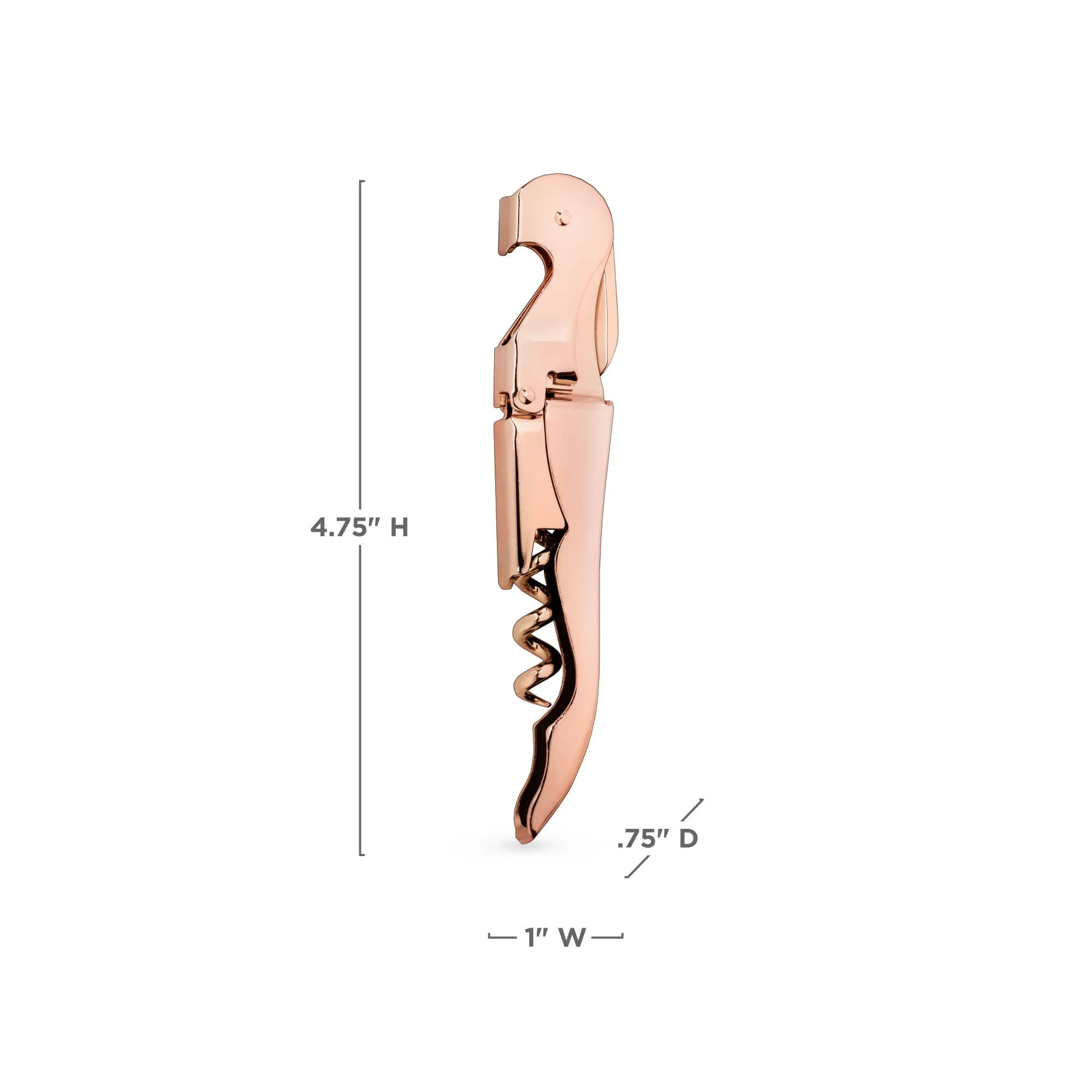 Copper Signature Double Hinged Corkscrew