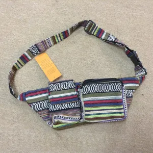 Cotton Tribal Print Belt Pouch