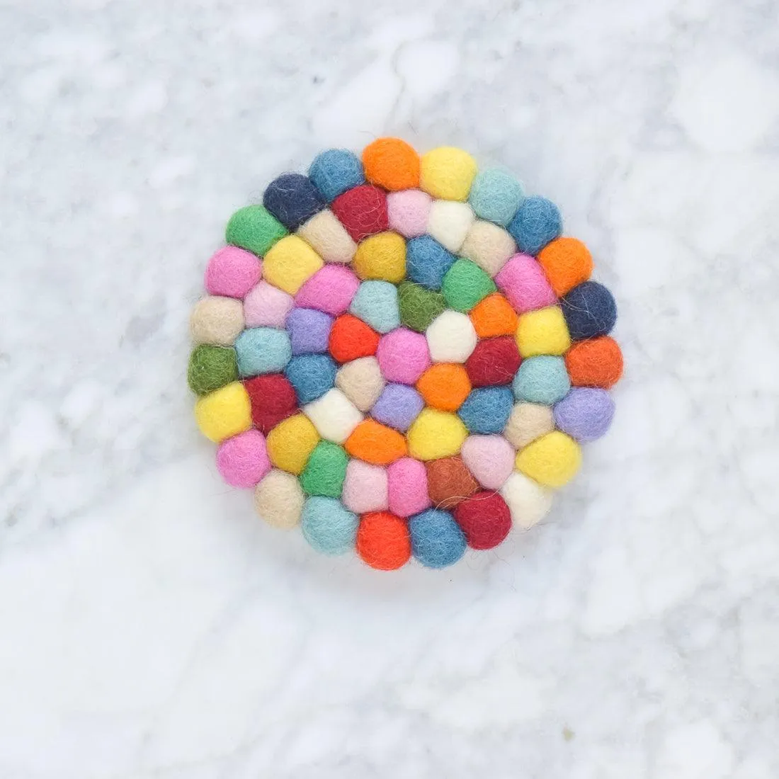 Cup Coasters - Colourful Bundle of 6