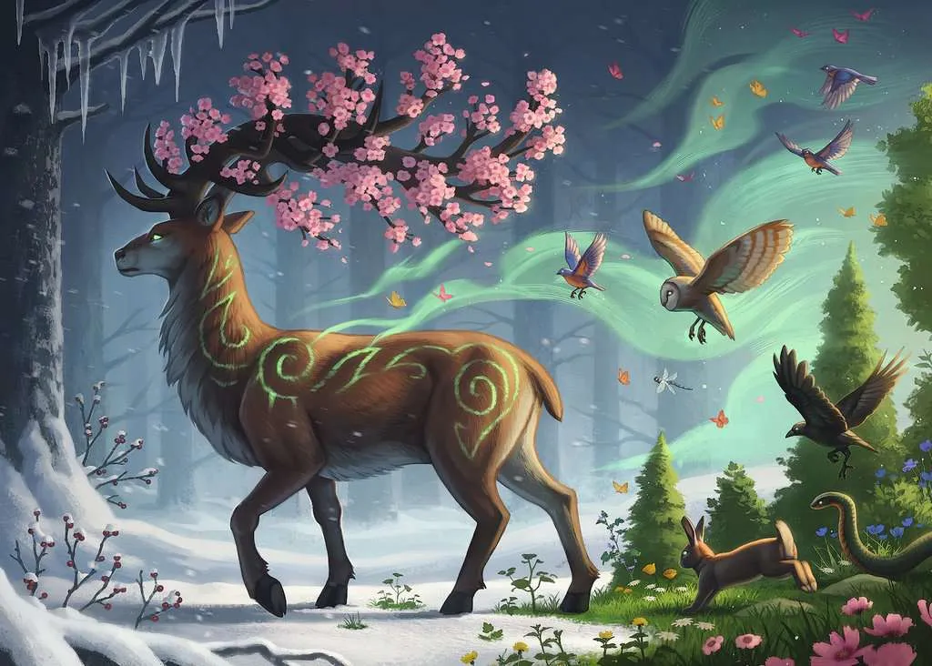 Deer of Spring 1000pc