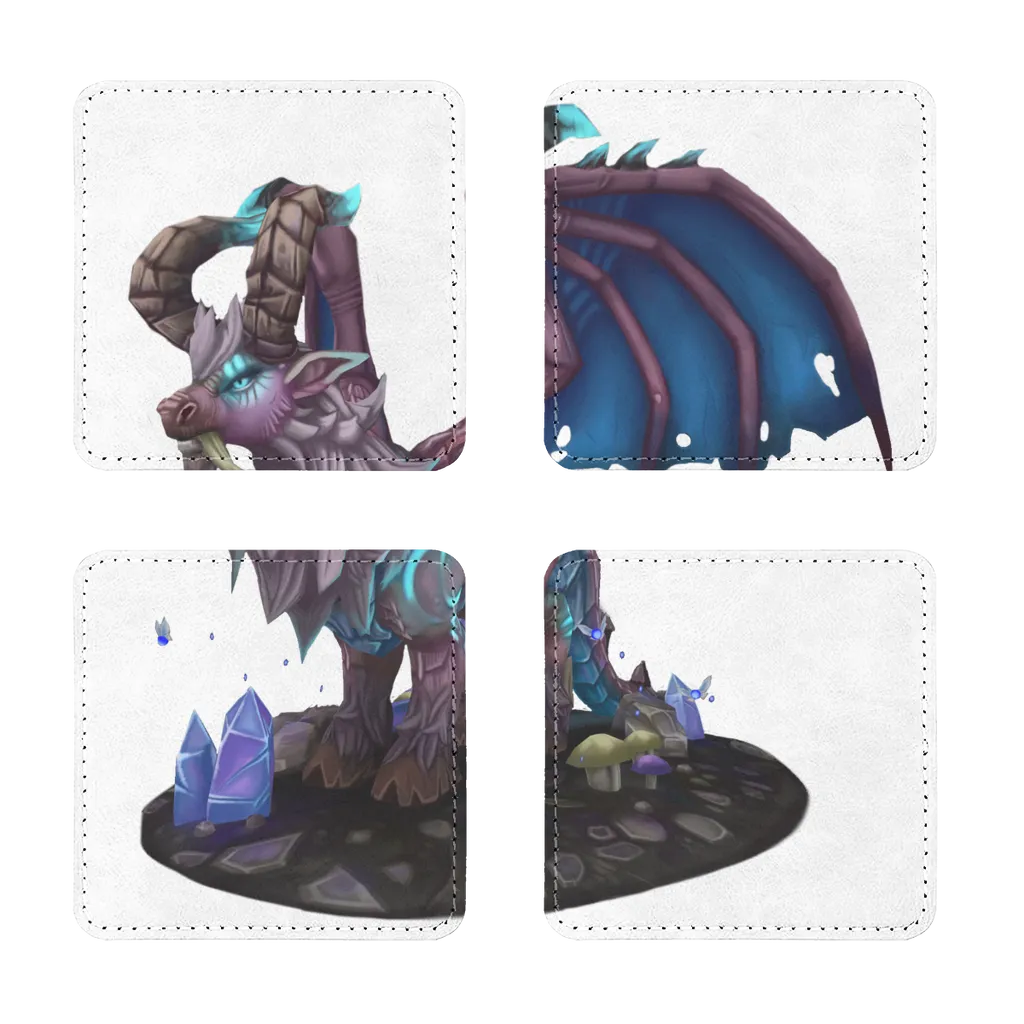Deviant Dungeon Lurker Sublimation Coasters Pack of Four
