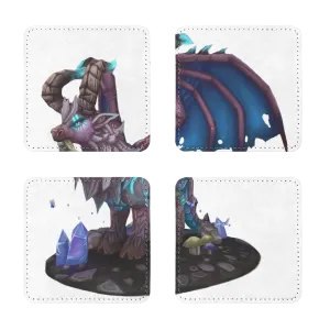 Deviant Dungeon Lurker Sublimation Coasters Pack of Four